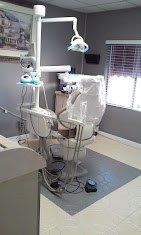 A treatment room at Bright Smile Dentistry
